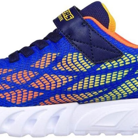 BRAND NEW boy youth skechers flex glow elite light up velcro shoes size 3Y & 4Y - Picture 4 of 9